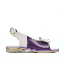Alle pikkulasten sandaalit 58c lakka violetti+beige