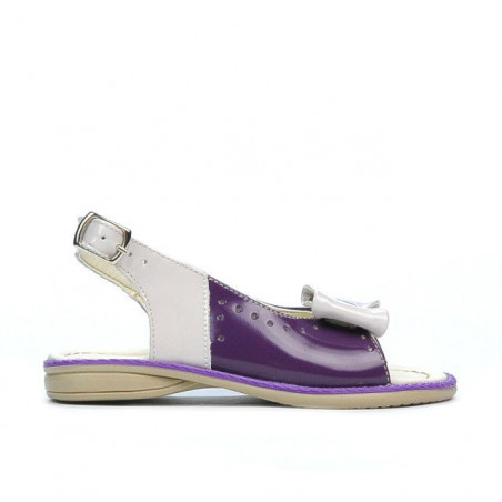 Alle pikkulasten sandaalit 58c lakka violetti+beige