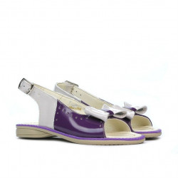 Alle pikkulasten sandaalit 58c lakka violetti+beige