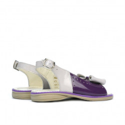 Alle pikkulasten sandaalit 58c lakka violetti+beige