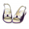 Alle pikkulasten sandaalit 58c lakka violetti+beige
