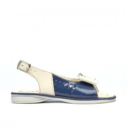 Pienten lasten sandaalit 58c indigo-lakka+beige