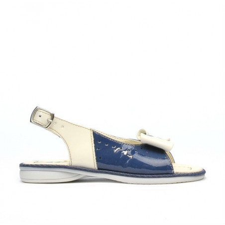 Pienten lasten sandaalit 58c indigo-lakka+beige