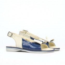 Pienten lasten sandaalit 58c indigo-lakka+beige