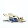 Pienten lasten sandaalit 58c indigo-lakka+beige