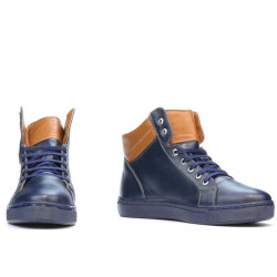 Miesten saappaat 4103 indigo+ruskia
