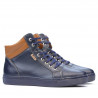 Miesten saappaat 4103 indigo+ruskia