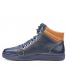 Miesten saappaat 4103 indigo+ruskia