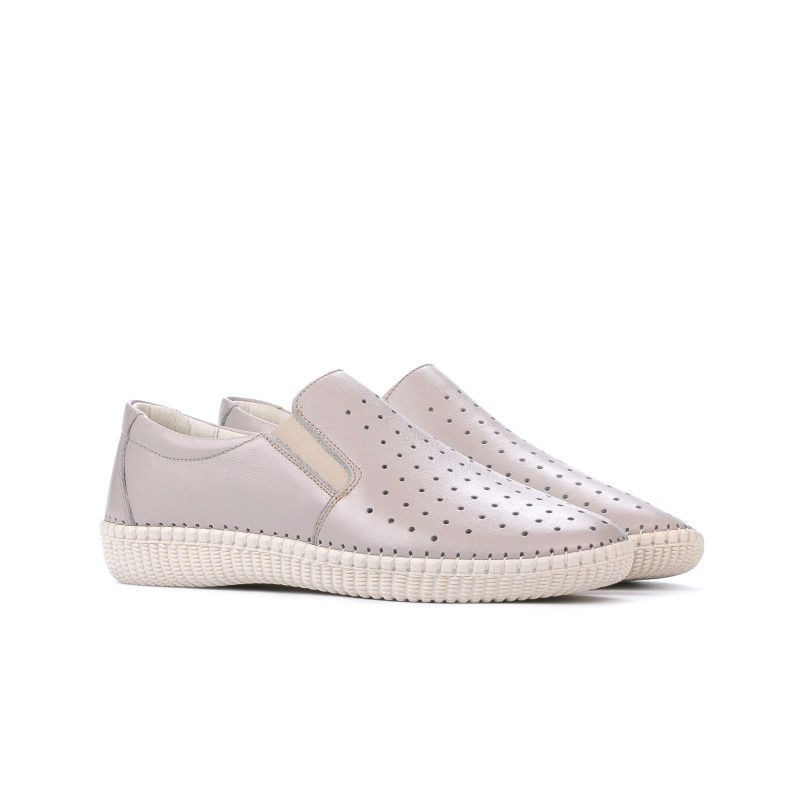 Naisten / nuorten mokkasiinit 689 beige