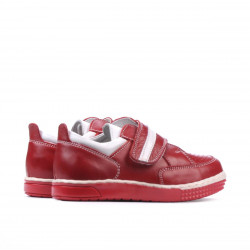 Pienet lasten kengät 64c punainen+valkoinen