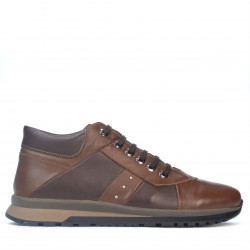 Miesten casual-kengät 4110 ruskea+kahvi