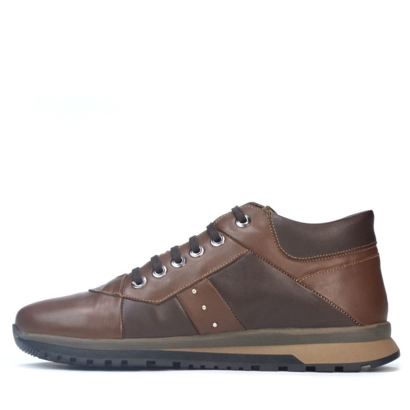 Miesten casual-kengät 4110 ruskea+kahvi