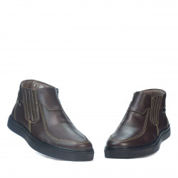 Miesten saappaat 4117 kahvi