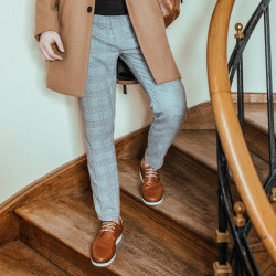 Miesten konjakinväriset casual-kengät 889