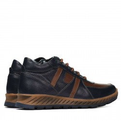 Miesten saappaat 4120 indigo+ruskea