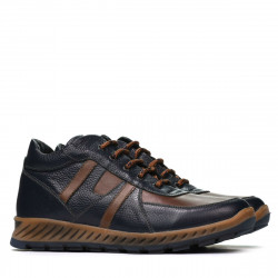 Miesten saappaat 4120 indigo+ruskea