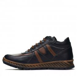 Miesten saappaat 4120 indigo+ruskea