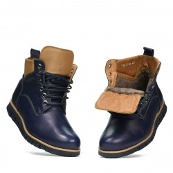 Miesten nilkkurit 4108 indigo+ruskea