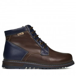 Miesten nilkkurit 497 kahvi+indigo