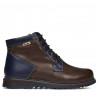 Miesten nilkkurit 497 kahvi+indigo