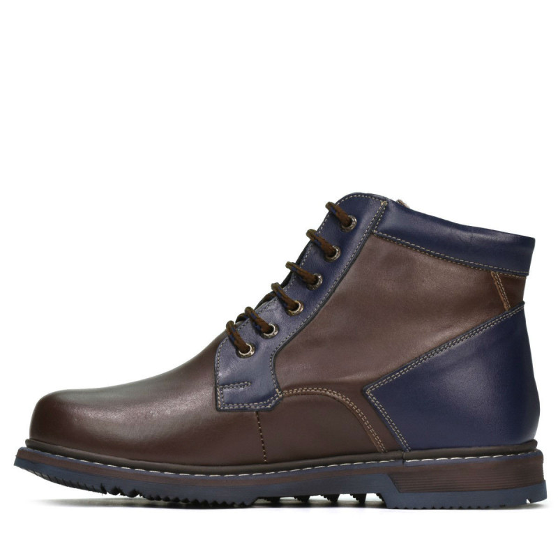 Miesten nilkkurit 497 kahvi+indigo