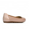 Naisten ballerinat 6027 helmiäispinkki