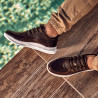 Miesten casual/urheilukengät 917 kahvi lifestyle