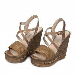 Naisten sandaalit 5079 cappuccino