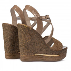 Naisten sandaalit 5079 cappuccino