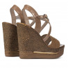 Naisten sandaalit 5079 cappuccino
