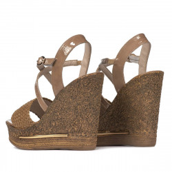 Naisten sandaalit 5079 cappuccino
