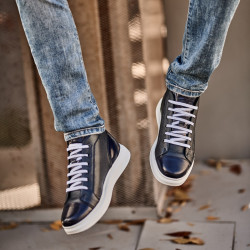 Miesten saappaat 4125 indigo yhdistelmä lifestyle