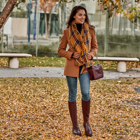 Naisten saappaat 3365 bordo lifestyle