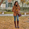 Naisten saappaat 3365 bordo lifestyle