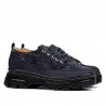 Naisten casual-kengät 6043 indigo yhdistetty mokka
