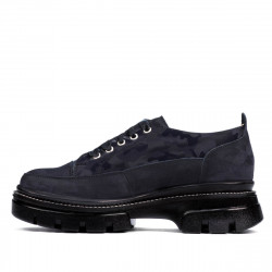 Naisten casual-kengät 6043 indigo yhdistetty mokka