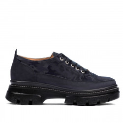 Naisten casual-kengät 6043 indigo yhdistetty mokka