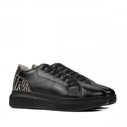 Black combined casual/sport 6048 kengät