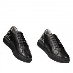 Black combined casual/sport 6048 kengät
