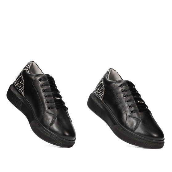 Black combined casual/sport 6048 kengät