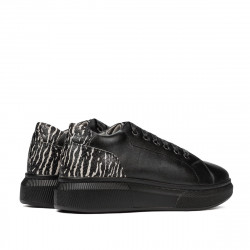 Black combined casual/sport 6048 kengät