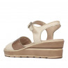 Naisten sandaalit 5087 beige yhdistettynä