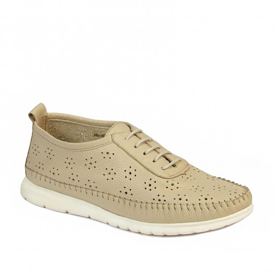 Naisten loaferit 6061 beige