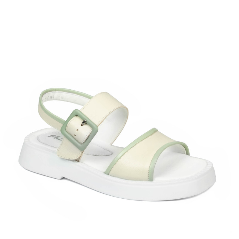 Naisten sandaalit 5094 beige yhdistelmä