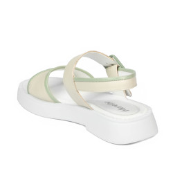 Naisten sandaalit 5094 beige yhdistelmä