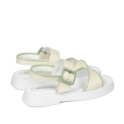 Naisten sandaalit 5094 beige yhdistelmä
