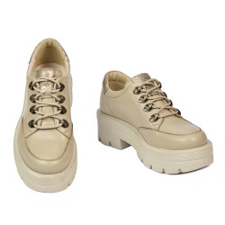 Naisten casual-kengät 6064 beige yhdistelmä