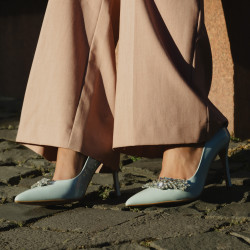 Elegantit naisten kengät 1300 baby blue lifestyle
