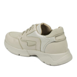 Nuorten urheilukengät 8001 beige yhdistetty