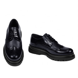 Elegantit miesten kengät 972 lakka indigo yhdistettynä